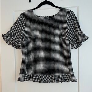 Talbots Gingham Top